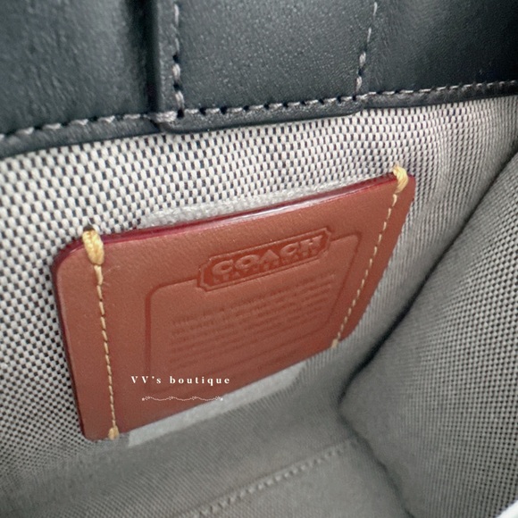 NWT Coach Mini Cashin Tote Glovetanned Calf Leather Crossbody C4828 - Picture 10 of 12